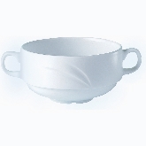 Steelite, Soup Cup, Alvo, White, Handled, 10 oz