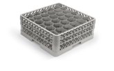 Culinary Essentials, 30-Comp Glass Rack, (2) 30-Comp Extenders, Comp Size: 3 3/16" Hexagon, 6 3/8"H Max Inside, Open Bottom &