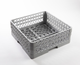 Culinary Essentials, Open Rack, (3) Extenders, 19 3/4"W x 19 3/4"D x 8 11/16"H, 7 15/16"H Inside, Grey