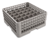 Culinary Essentials, 36-Comp Glass Rack, (2) 36-Comp Extenders & (1) Open Extender, Comp Size: 2 7/8" Square, 7 7/8"H Max Inside