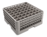 Culinary Essentials, 49-Comp Glass Rack, (3) 49-Comp Extenders, Comp Size: 2 7/16" Square, 7 7/8"H Max Inside, Open Bottom &