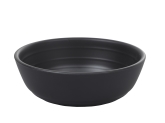 Tria, Bowl, 13.50 oz, 6" dia. x 2 1/8"H, Melamine, Black