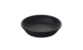 Tria, Round Platter, 8 5/8" dia. x 1 5/8"H, Melamine, Black