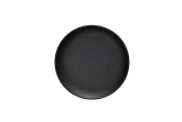 Tria, Round Plate, 7 7/8" dia., Melamine, Black