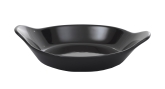 Vista Alegre, Classic Egg Dish, 16.90 oz, 8 5/8"L x 7"W x 1 3/8"H, Black