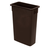 Culinary Essentials, Waste Container, 23 gallon, Rectangular, Brown