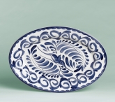 Steelite, Oval Rolled Edge Platter, Puebla, 13 1/2"