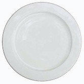 Churchill China, Footed Plate, Alchemy White, 13"