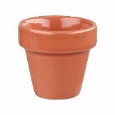 Churchill China, Plant Pot, 4 oz, Paprika, Super Vit