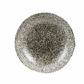 Churchill China, Bowl, 40 oz, 9 3/4" dia., Quartz Black, Studio Prints Raku