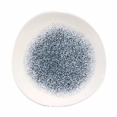 Churchill China, Organic Plate, 8 1/4" dia., Topaz Blue, Studio Prints Raku