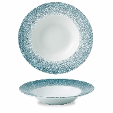 Churchill China, Bowl, 16.50 oz, 11" dia., Topaz Blue, Studio Prints Raku