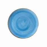 Churchill China, Coupe Plate, 12 3/4" dia., Cornflower Blue, Stonecast