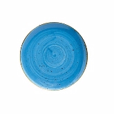 Churchill China, Coupe Plate, 8 2/3" dia., Cornflower Blue, Stonecast