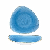 Churchill China, Triangle Bowl, 13 oz, Cornflower Blue, Stonecast