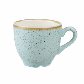 Churchill China, Stackable Espresso Cup, 3.50 oz, Duck Egg Blue, Stonecast