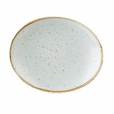 Churchill China, Oval  Coupe Plate, 7 3/4" x 6 1/4", Duck Egg Blue, Stonecast