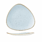 Churchill China, Triangle Plate, 10 1/2", Duck Egg Blue, Stonecast