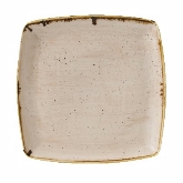 Churchill China, Deep Square Plate, 10 1/2", Nutmeg Cream, Stonecast