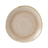 Churchill China, Organic Plate, 8 1/4" dia., Nutmeg Cream, Stonecast