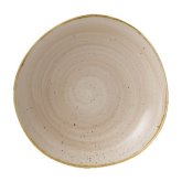 Churchill China, Organic Bowl, 38 oz, Nutmeg Cream, Stonecast