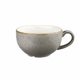 Churchill China, Cappuccino Cup, 12 oz, Peppercorn Grey, Stonecast