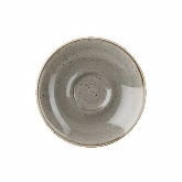 Churchill China, Saucer, 4 1/2" dia., Peppercorn Grey, Stonecast