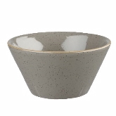 Churchill China, Zest Bowl, 12 oz, Peppercorn Grey, Stonecast