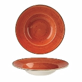 Churchill China, Wide Rim Bowl, 16.50 oz, Spiced Orange, Stonecast