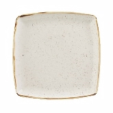 Churchill China, Deep Square Plate, 10 1/2", Barley White, Stonecast