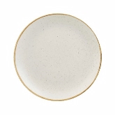 Churchill China, Coupe Plate, 10 1/4" dia., Barley White, Stonecast