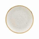 Churchill China, Coupe Plate, 6 1/2" dia., Barley White, Stonecast