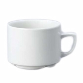 Churchill China, Maple Breakfast Cup, White Holloware, 10 oz