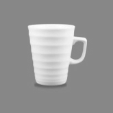 Churchill China, Nestable Latte Mug, Cafe Ripple, 12 oz