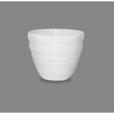 Churchill China, Ripple Chip Mug, Bit on the Side, White, 10 oz