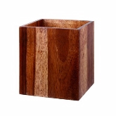 Churchill China, Square Buffet Cube, Alchemy Buffet, 7 1/4", Wood