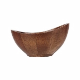 Churchill China, Oval Bowl, 10 1/2 oz, Moonstone, Art de Cuisine, Acacia Wood