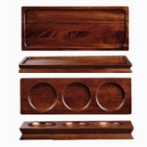 Churchill China, Small Rectangular Deli Board, Wooden Boards, 10 3/5" x 3 1/2"