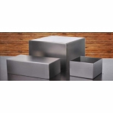 G.E.T., Food Storage or Riser, S/S, 10" x 10" x 6"