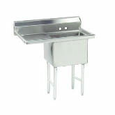 Advance Tabco, Fabricated Sink, 1 Compartment, 18" x 24" x 14"