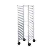 Advance Tabco, Rack, Mobile Pan, Open Sides, w/ Angle Tray Guides on 3 Centers