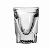 Anchor Hocking Whiskey Glass, 1 1/2 oz, w/ 7/8 oz Cap Line
