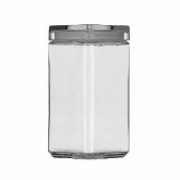 Anchor Hocking, Square Jar, Stackable, Glass, 2 qt