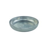 American Metalcraft, Seafood Tray, 80 oz, 12" dia., Hammered Aluminum, Silver