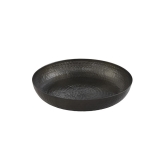 American Metalcraft, Seafood Tray, 80 oz, 12" dia., Hammered Aluminum, Black