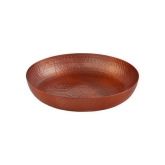 American Metalcraft, Seafood Tray, 128 oz, 14" dia., Hammered Aluminum, Copper