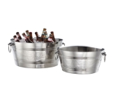 American Metalcraft Party Tub, 15 qt,  S/S, Hammered Finish