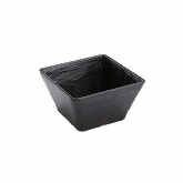 American Metalcraft, Square Bowl, 23 oz, Faux Slate, Black, Melamine