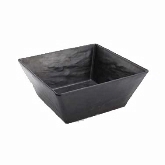 American Metalcraft, Square Bowl, 125 oz, Faux Slate, Black, Melamine