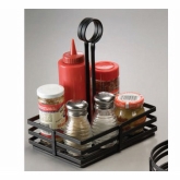 American Metalcraft, Condiment Basket, 8" x 5 7/8" x 9 1/4", Black